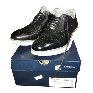Cole Haan Original Grand Ultra Wingtip Oxford Dress Shoes Black 13